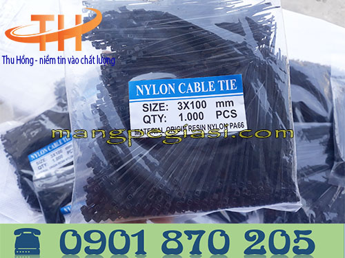 Dây rút nhựa đen 1 tấc