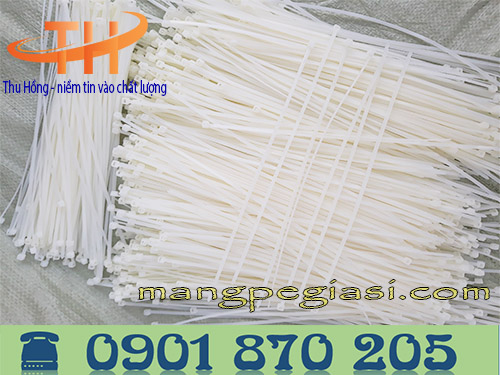 Dây rút nhựa trắng kt 3mm * 40cm