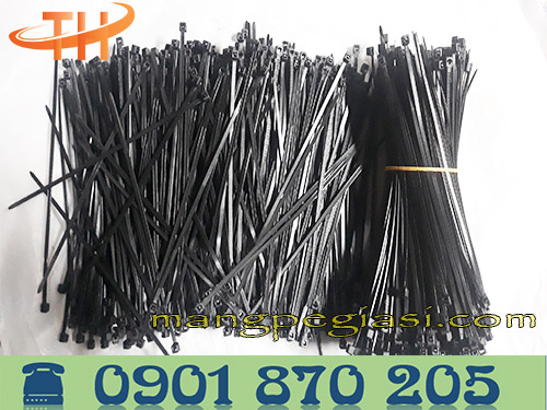 Dây thít nhựa đen loại 3 tấc