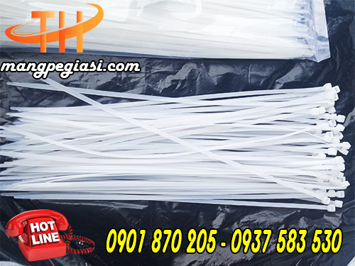 Dây rút nhựa trắng kt 5 x 350mm