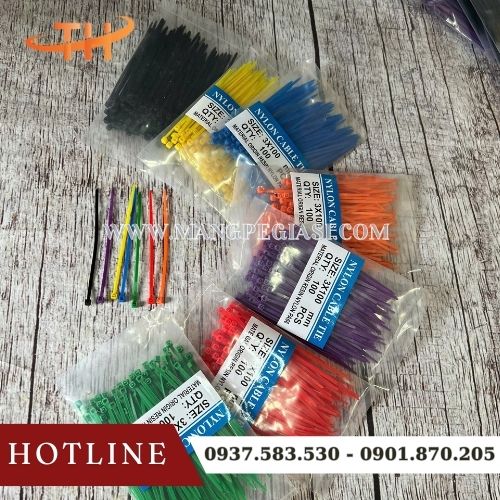Dây rút nhựa cố định tiện lợi giá rẻ Dây rút nhựa cố định tiện lợi giá rẻ
