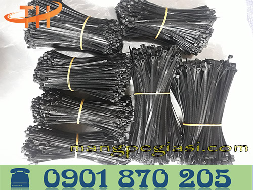 Dây thít nhựa đen 3 tấc