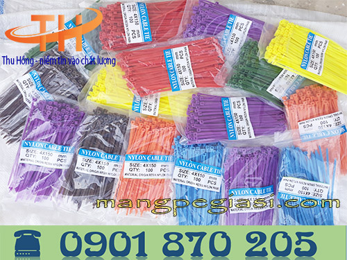 Dây rút nhựa nhiều màu kt 3mm * 15cm