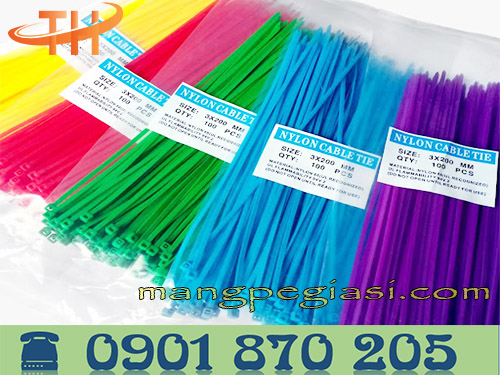 Dây rút nhựa nhiều màu loại 3 x 200m