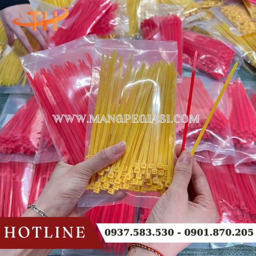 Dây rút nhựa màu đẹp độ bền cao Dây rút nhựa màu đẹp độ bền cao