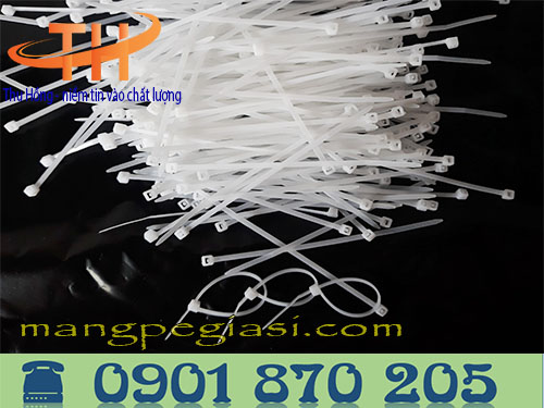 Dây rút nhựa trắng 1 tấc