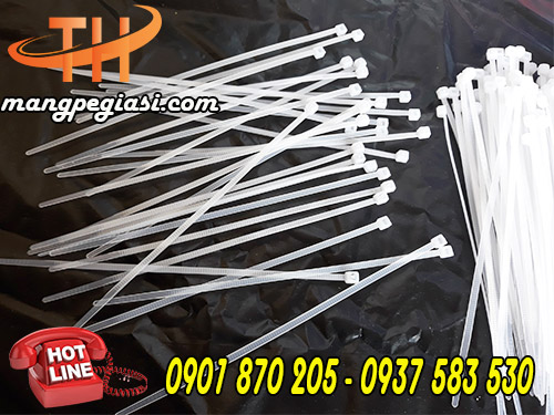 Dây rút nhựa trắng 5mm x 300mm