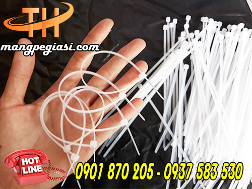 Dây thít nhựa trắng kt 4 x 150mm