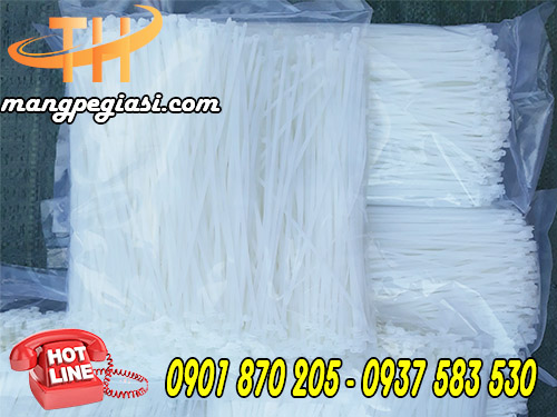 Dây rút nhựa trắng kt 5 x 250mm