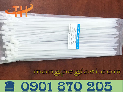 Dây thít nhựa trắng kt 5 x 300m