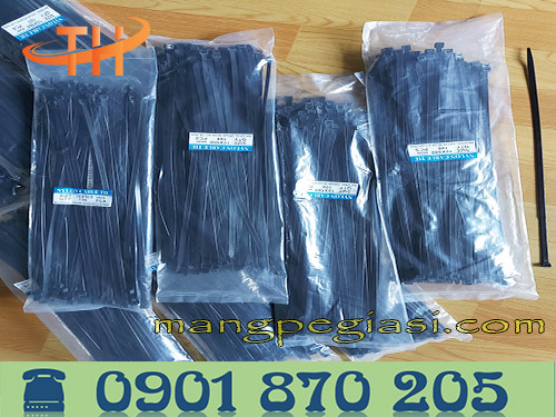 Dây rút nhựa đen kt 4 x 300mm