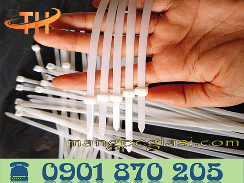 Dây thít nhựa trắng