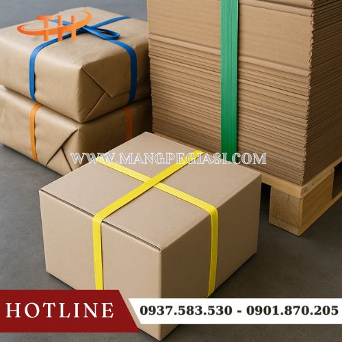 Dùng dây đai nhựa PP đóng gói chắc chắn tiết kiệm Dùng dây đai nhựa PP đóng gói chắc chắn tiết kiệm