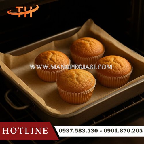 Dùng giấy nến nướng giúp bánh thơm ngon, đẹp mắt Dùng giấy nến nướng giúp bánh thơm ngon, đẹp mắt