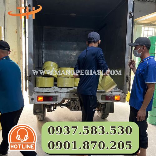 Giao 50 cuộn dây đai nhựa PP màu vàng về Bình Thạnh ảnh 3 Giao 50 cuộn dây đai nhựa PP màu vàng về Bình Thạnh ảnh 3