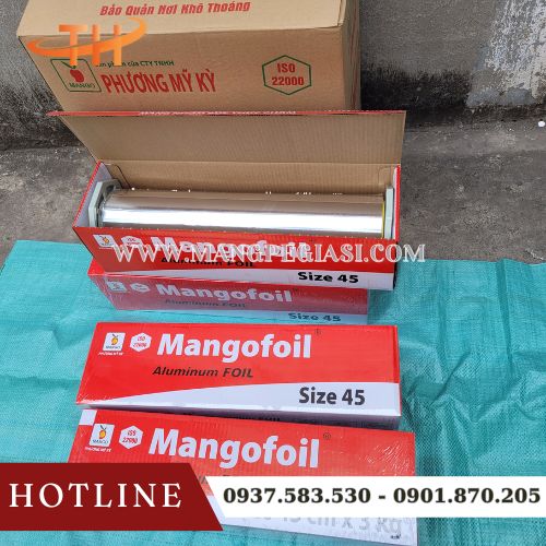 Giấy bạc bọc thực phẩm 45cm Giấy bạc bọc thực phẩm 45cm