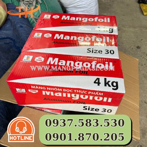 Giấy bạc nướng 30cm x 4kg chính hãng Giấy bạc nướng 30cm x 4kg chính hãng