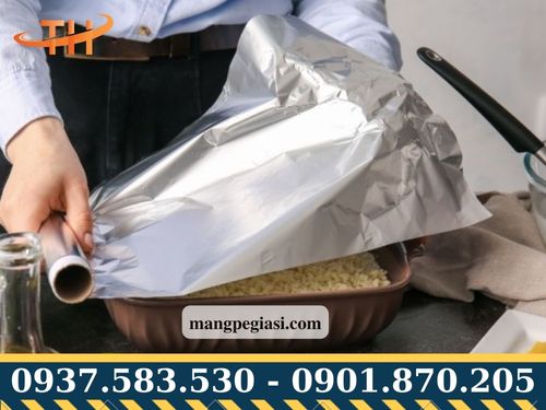 giấy bạc nướng, nồi chiên không dầu