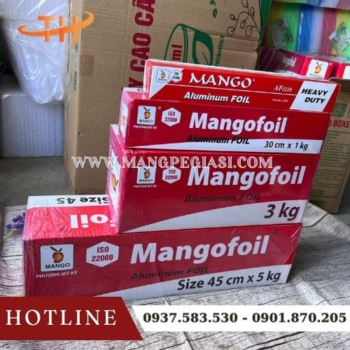 Giấy bạc nướng Mangofoil giá sỉ Giấy bạc nướng Mangofoil giá sỉ