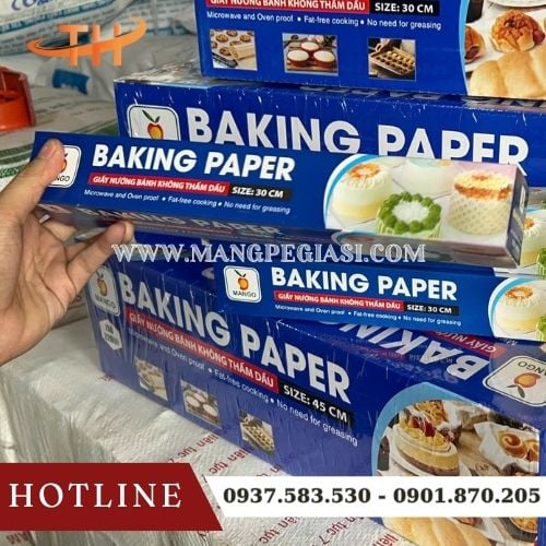 Giấy nến nướng bánh chịu nhiệt cao chống dính Giấy nến nướng bánh chịu nhiệt cao chống dính