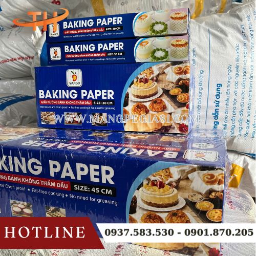 Giấy nến nướng bánh đa dạng kích thước Giấy nến nướng bánh đa dạng kích thước