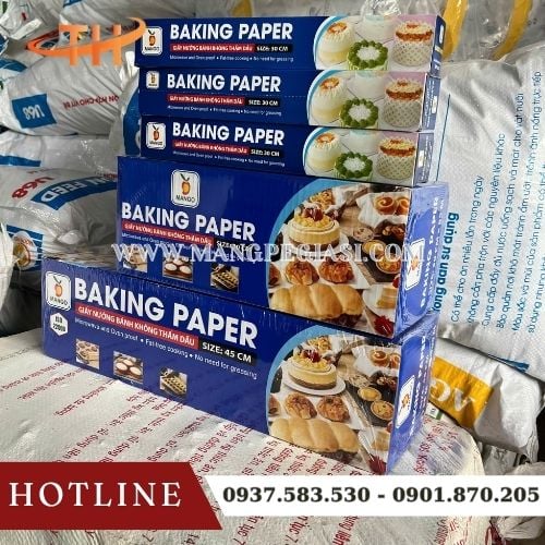Giấy nến nướng bánh không thấm dầu 30cm, 45cm Giấy nến nướng bánh không thấm dầu 30cm, 45cm