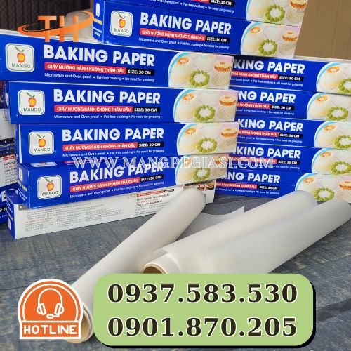 Giấy nến nướng bánh không thấm dầu Giấy nến nướng bánh không thấm dầu