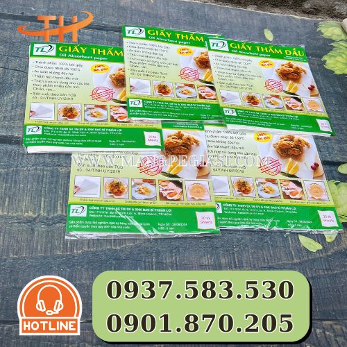 Giấy thấm dầu mỡ tăng hương vị món ăn chính hãng Giấy thấm dầu mỡ tăng hương vị món ăn chính hãng