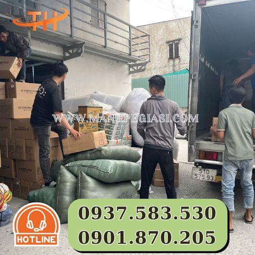 Hoạt động giao hàng màng PE tại Thu Hồng Hoạt động giao hàng màng PE tại Thu Hồng