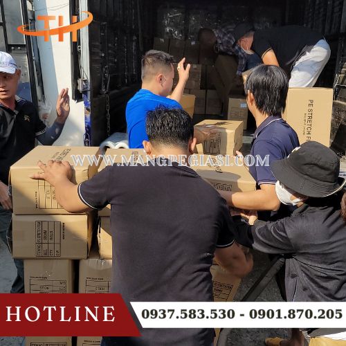 Hoạt động giao màng PE hàng ngày tại Thu Hồng Hoạt động giao màng PE hàng ngày tại Thu Hồng