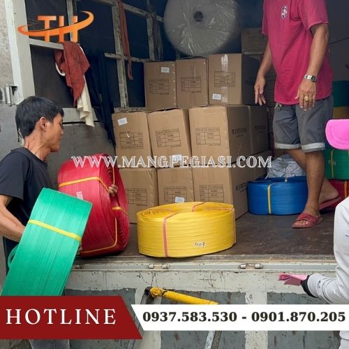 Hoạt động giao sỉ 20 cuộn dây đai PP đan giỏ cho khách Hoạt động giao sỉ 20 cuộn dây đai PP đan giỏ cho khách