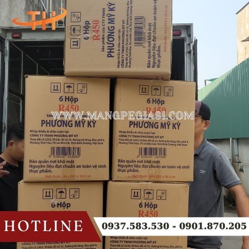 Hoạt động giao sỉ 20 thùng màng bọc thực phẩm Mango 450 cho khách Hoạt động giao sỉ 20 thùng màng bọc thực phẩm Mango 450 cho khách