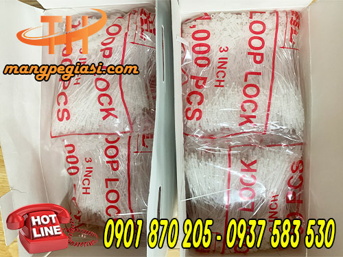 Bịch 100 sợi, hộp 5 bịch đạn xỏ nhựa 3 inch