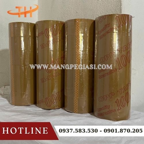 Băng keo OPP dán thùng đục Băng keo OPP dán thùng đục