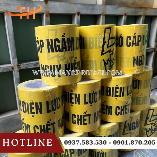 Kho sỉ cuộn cảnh báo cáp ngầm điện lực giá rẻ Kho sỉ cuộn cảnh báo cáp ngầm điện lực giá rẻ