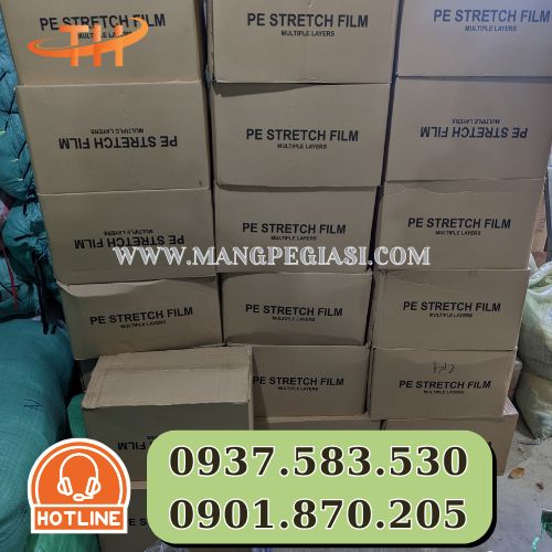 Kho sỉ màng PE quấn hàng chất lượng Kho sỉ màng PE quấn hàng chất lượng