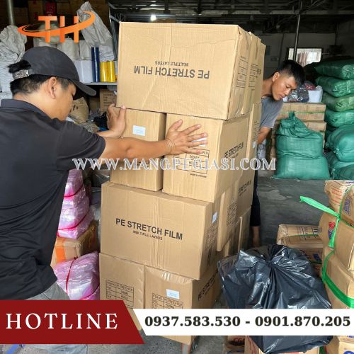 Kho sỉ màng PE Thu Hồng đi đơn cho khách mỗi ngày Kho sỉ màng PE Thu Hồng đi đơn cho khách mỗi ngày