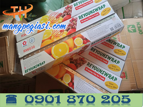 Màng bọc thực phẩm Reyouns có dao cắt kt 30cm * 30m