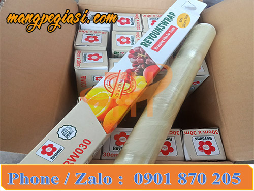 Cuộn màng bọc thực phẩm reyouns kt 30cm * 30m