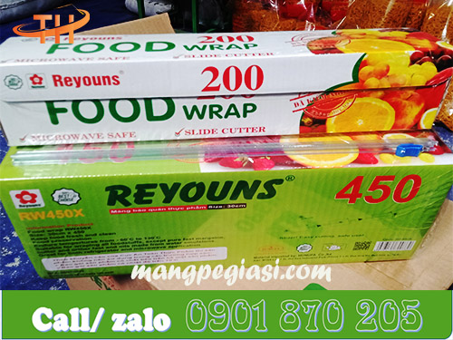 Màng bọc thực phẩm Reyouns 450 và 200
