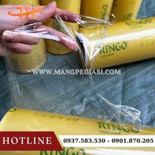 Màng bọc Ringo bám dính tốt, bền dai, an toàn Màng bọc Ringo bám dính tốt, bền dai, an toàn