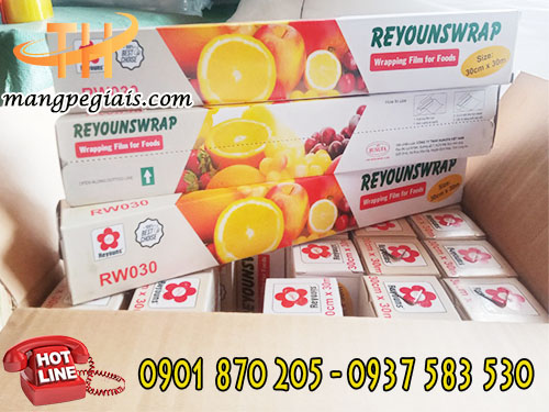 Thùng 24 cuộn màng bọc thực phẩm Reyouns kt 30cm x 30m