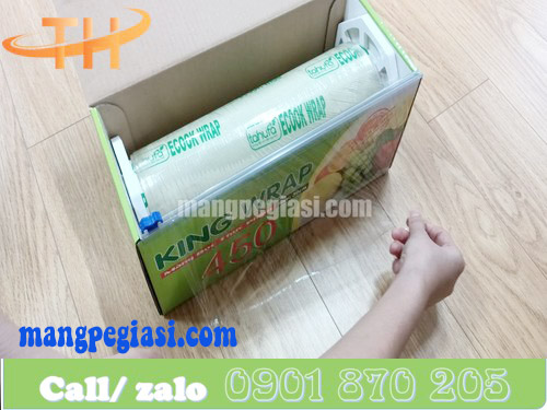 Cuộn màng bọc thực phẩm trong suốt, dai, không mùi