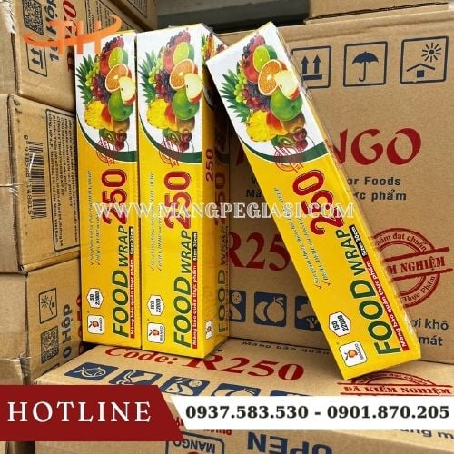 Màng bọc thực phẩm Food Wrap 250 có nhiều ứng dụng trong đời sống Màng bọc thực phẩm Food Wrap 250 có nhiều ứng dụng trong đời sống