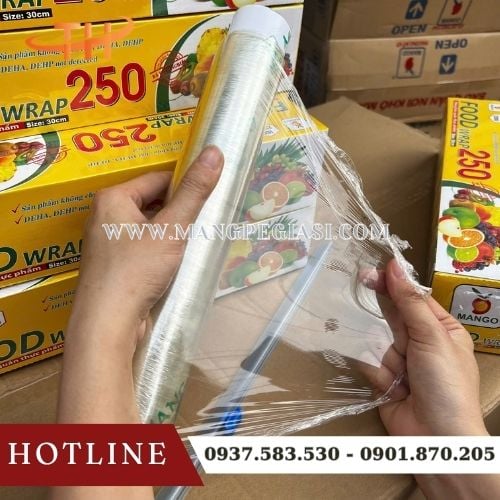 Bọc thực phẩm Food Wrap 250 thiết kế cuộn tiện lợi Bọc thực phẩm Food Wrap 250 thiết kế cuộn tiện lợi