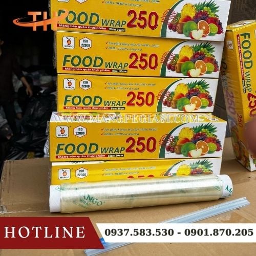 Màng bọc thực phẩm Food Wrap bền dai an toàn không chứa chất độc hại Màng bọc thực phẩm Food Wrap bền dai an toàn không chứa chất độc hại