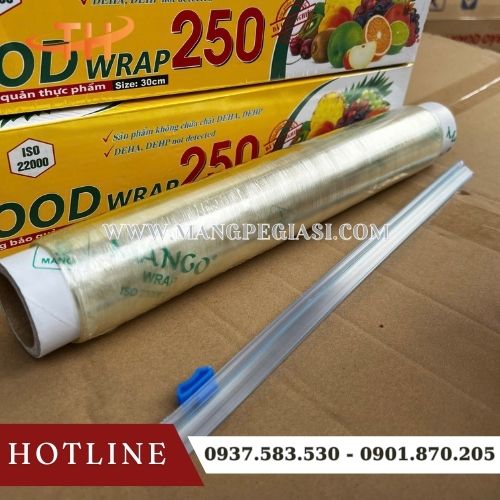 Màng bọc thực phẩm Food Wrap có chất liệu PVC cao cấp an toàn Màng bọc thực phẩm Food Wrap có chất liệu PVC cao cấp an toàn