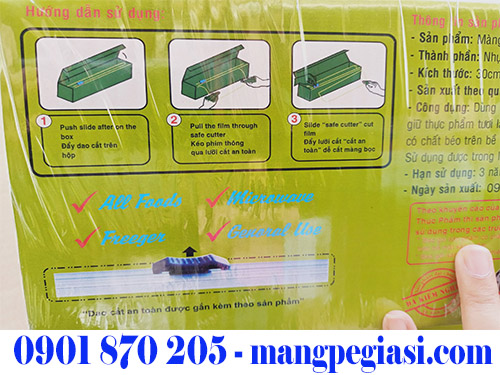 Mua màng bọc nguyên hộp có nhãn mác, kiểm định an toàn