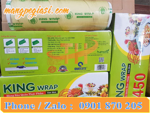 Màng bọc thực phẩm King Wrap kt 30cm * 450