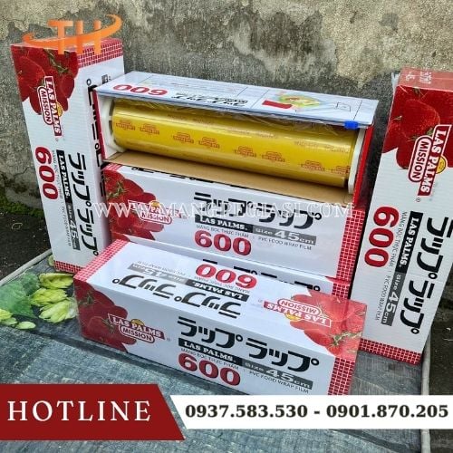 Màng bọc thực phẩm Las Palms 600 Nhật Bản chính hãng Màng bọc thực phẩm Las Palms 600 Nhật Bản chính hãng